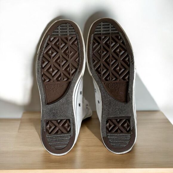 Converse White Chuck Taylor All Stars High Top Platform Sneakers Size 9.5 - Picture 6 of 11